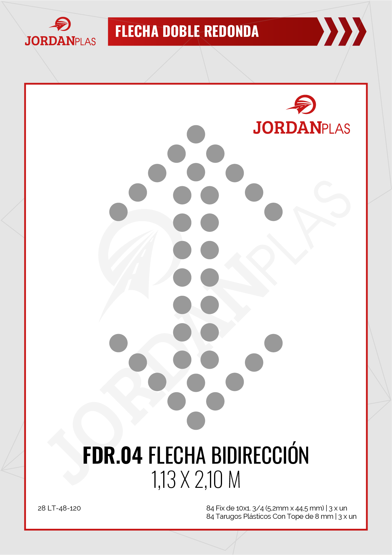 FDR04 Flecha Bidireccional
